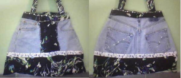Bolsa Trabalhada Preta