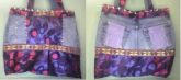 Bolsa Rosa com roxo