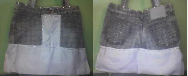 Bolsa Xadrez com branco